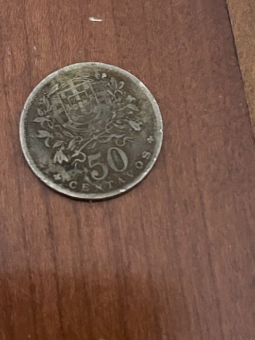 Moeda antiga. 50 centavos