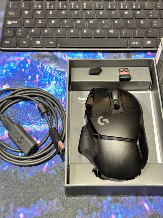 Rato Logitech G502 X Lightspeed Wireless – Excelente Estado