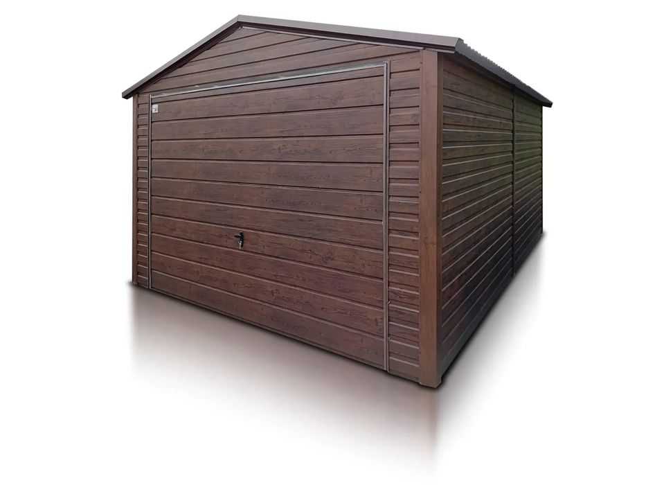 Garaż blaszany 4x5 Garaże blaszane Blaszak Producent Montaż Transport