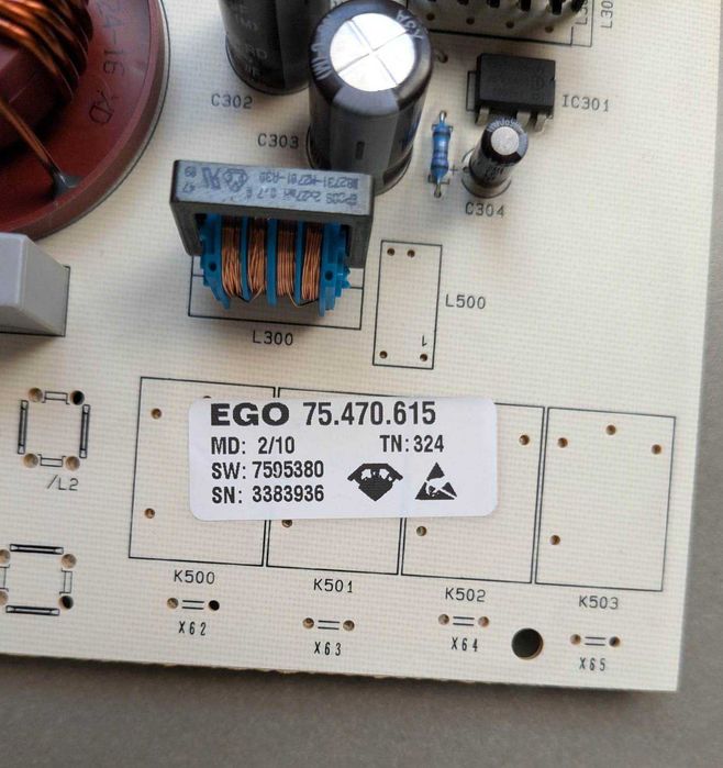 Placa electrónica para placa de indução AEG / Electrolux 75.470.615
