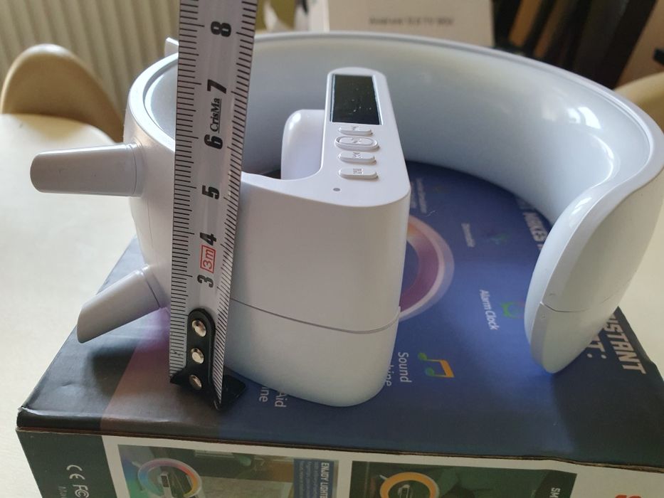 Budzik radio bluetooth głośnik