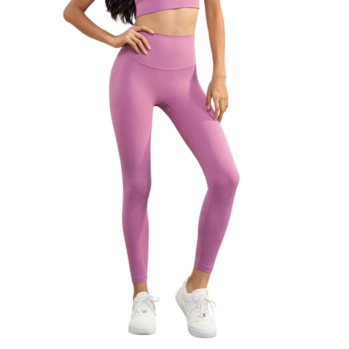 Легінси Alo Yoga Stretch High Waist Sports Leggings Coral Pink D19108