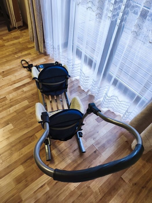 Sprzedam sanki podwójne metalowe z pchaczem