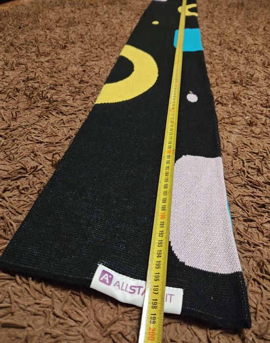 Стильный яркий шарф в рубчик ALLSTARSIT (198x19см)