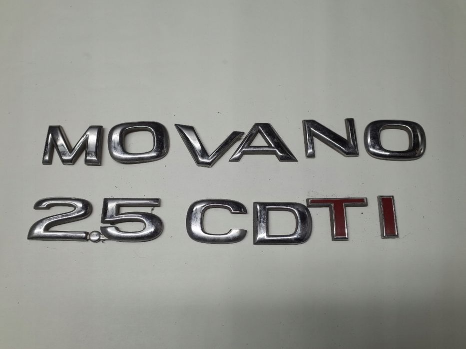 opel movano 2.5 cdti emblemat znaczek napis