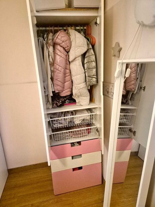 IKEA Roupeiro para quarto de criança SMÅSTAD / PLATSA