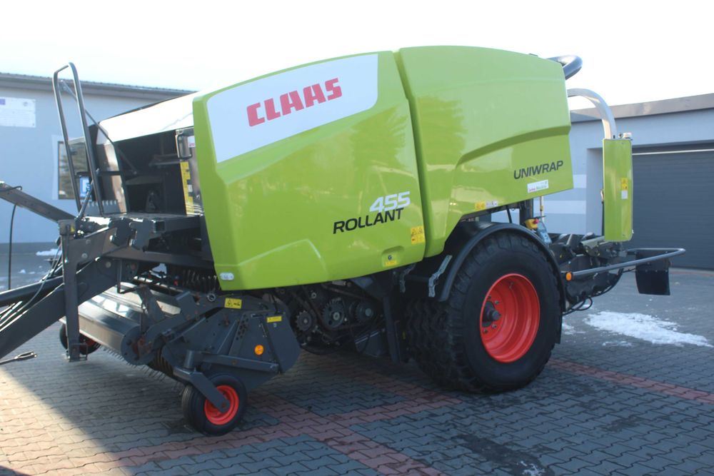Prasoowijarka Claas Rollant 455 Uniwrap prasa