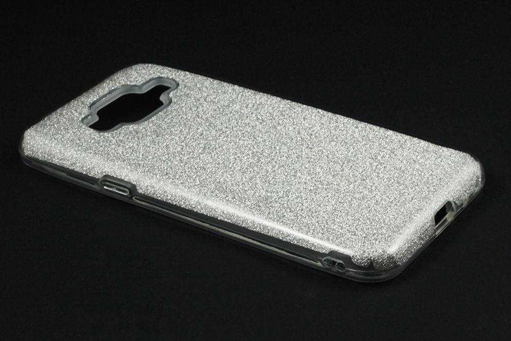 Etui SHINING Samsung Galaxy J3 2016 Srebrny
