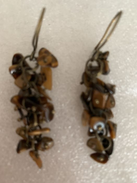 Серьги с натуральным камнем