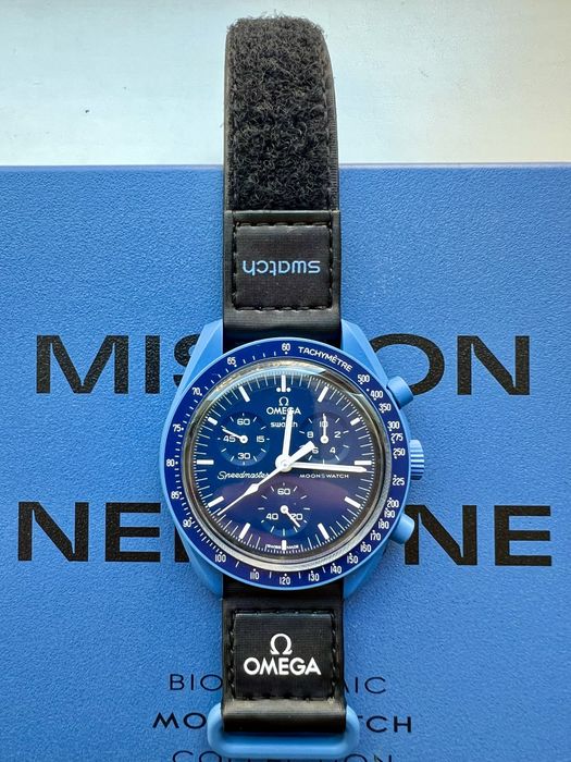 OMEGA × Swatch Neptune オマージュ　メタル仕様 Omega Swatch Moonswatch Neptune в наличии Киев, оригинал!: 17 900