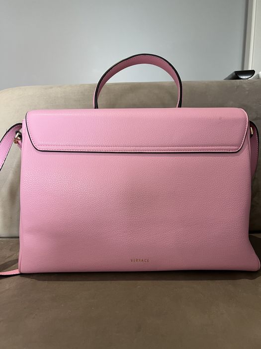 Mala La Medusa Versace rosa grande