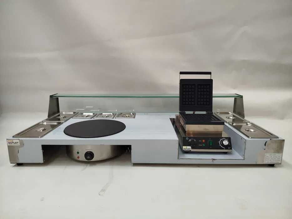 Setup waffles + crepes em inox - NOVA