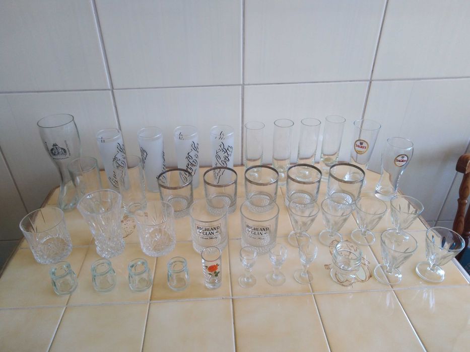 Conjunto de Copos de Vidro