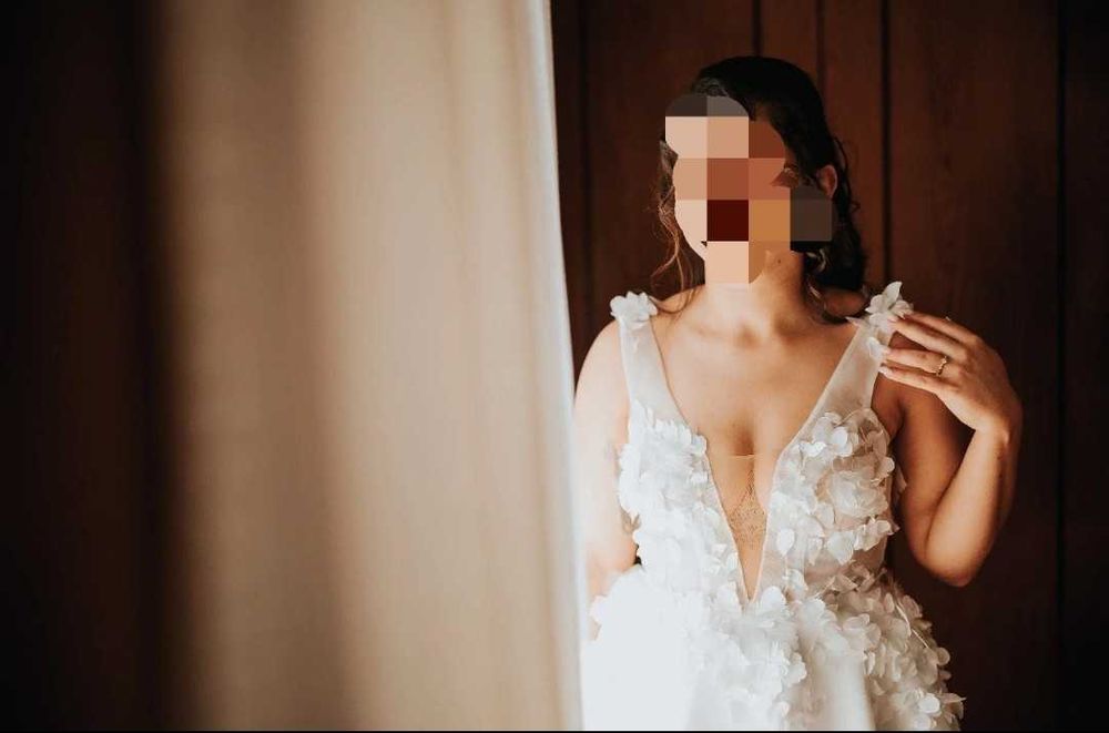 Vestido e Véu de Noiva – Verónica Cristóvão Atelier