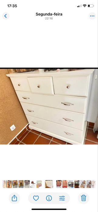 Quarto de casal completo cama 2 mesas de cabeceira comoda e colchao