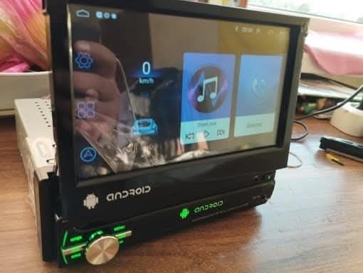 Auto Rádio 1 Din Android (GPS, Bluetooth, Wi-Fi)