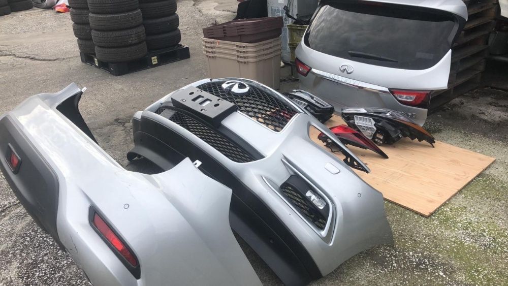 Первая Разборка Infiniti QX50 Оригинал Фара капот бампер крило