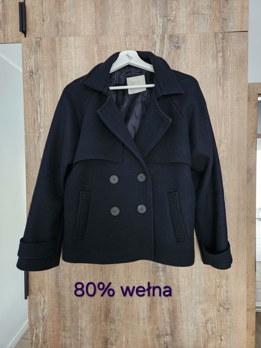 Kurtka wełniana plaszcz So Me bosmanka