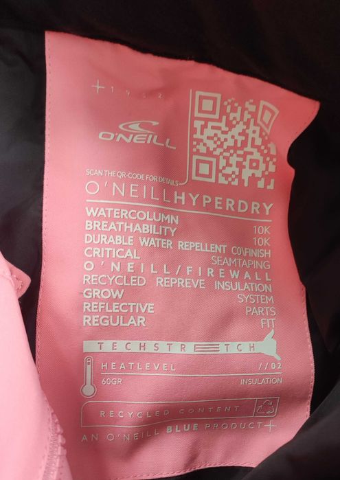 Штани жіночі лижні/сноубордичні O'Neill рожевого кольору.