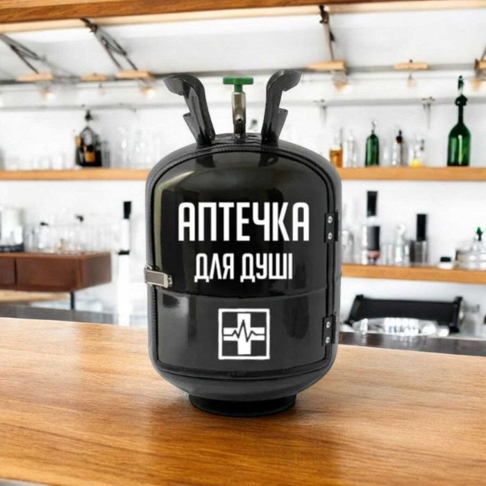 Бочка -Бар з механізмом обертання "Аптечка для душі", канистра