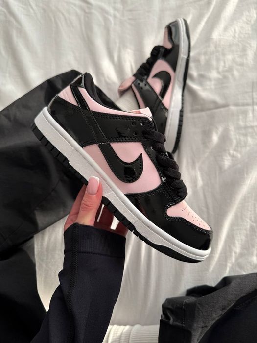Nike Dunk Low Black Pink жіночі кросівки найк сб данк