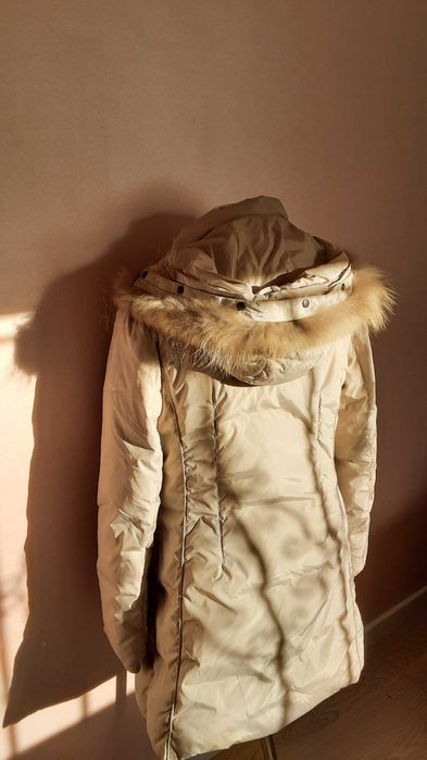 Lee cooper Słoneczny stonowany beż kurtka / płaszczyk