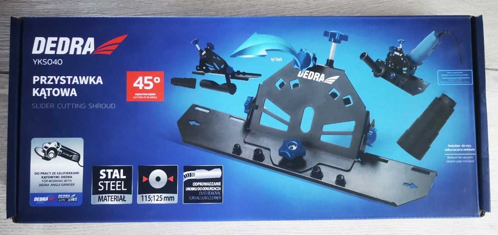 Dedra YKS040 Przystawka kątowa 45° do szlifierki 115/125 mm