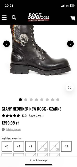 Buty New Rock 43