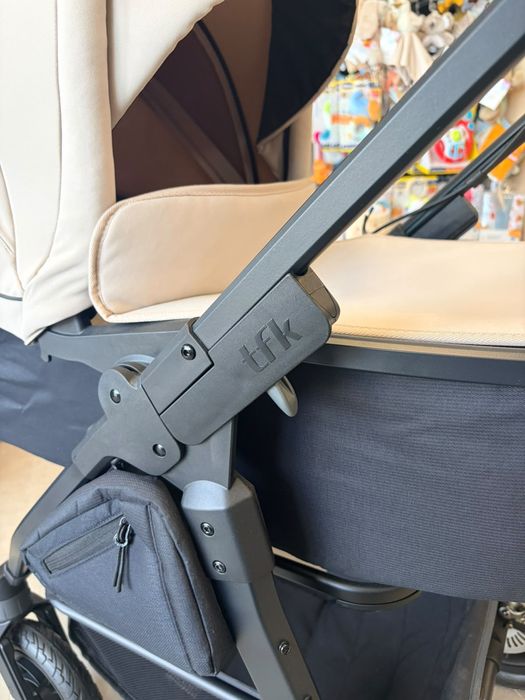 TFK Mono 4 – wózek wielofunkcyjny – 2w1 – koła pompowane – Sand