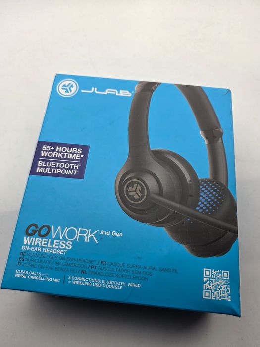 Bezprzewodowy zestaw słuchawkowy JLab Go Work 2. generacji.