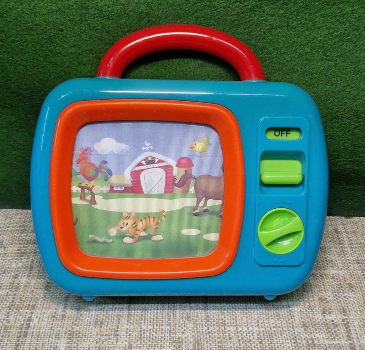 Zabawka z pozytywką - nakręcana, ruchome zwierzęta