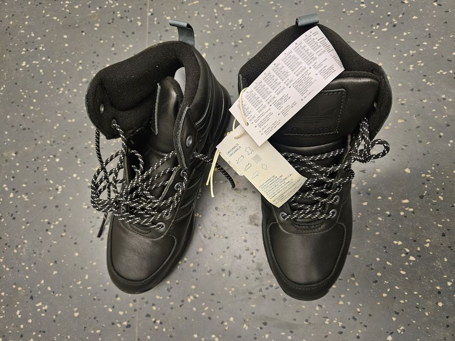 Nowe buty Adidas Chasker Boots 41 męskie skóra skórzane czarne terrex