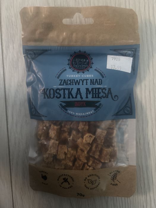 Nowe naturalny przysmak smaczki dla psa suszone mięso indyk