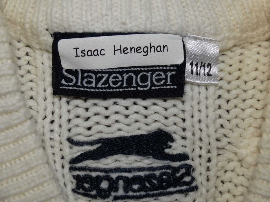 _Slazenger_Ciepła kremowa kamizelka do szkoły_R.146