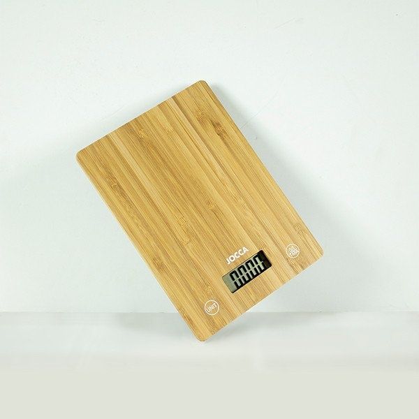 Balança de cozinha  em bambu nova