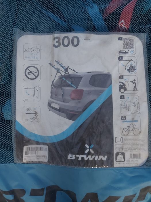 Bagażnik na rowery na klapę Btwin 300