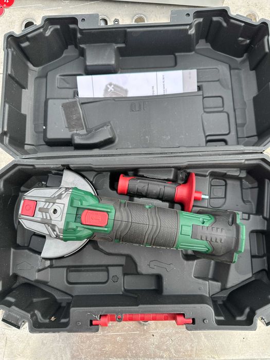 PARKSIDE PWSA 20-Li F4 20V Szlifierka Kątowa 125mm + Walizka