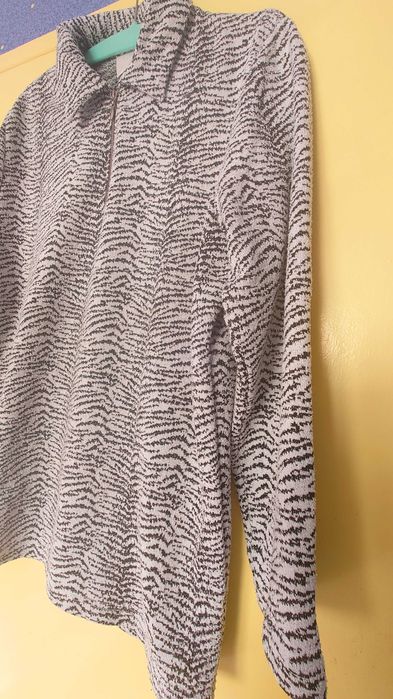 sweter damski stójka wzór zebra studio borgelt xl