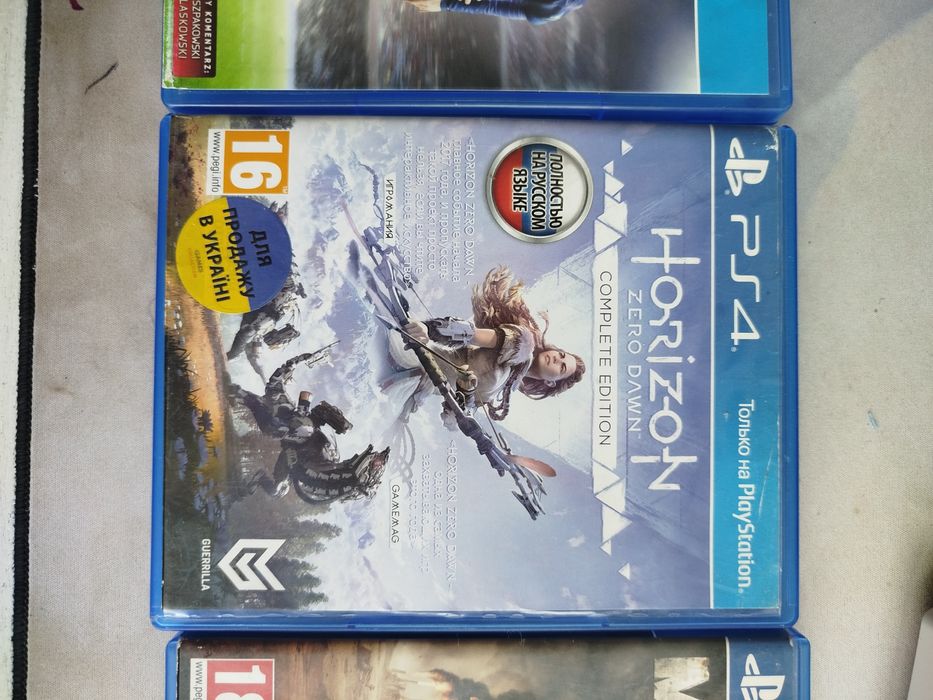 Диски для пс4 Mad Max, Batman, fifa 16, Horizon zero dawn