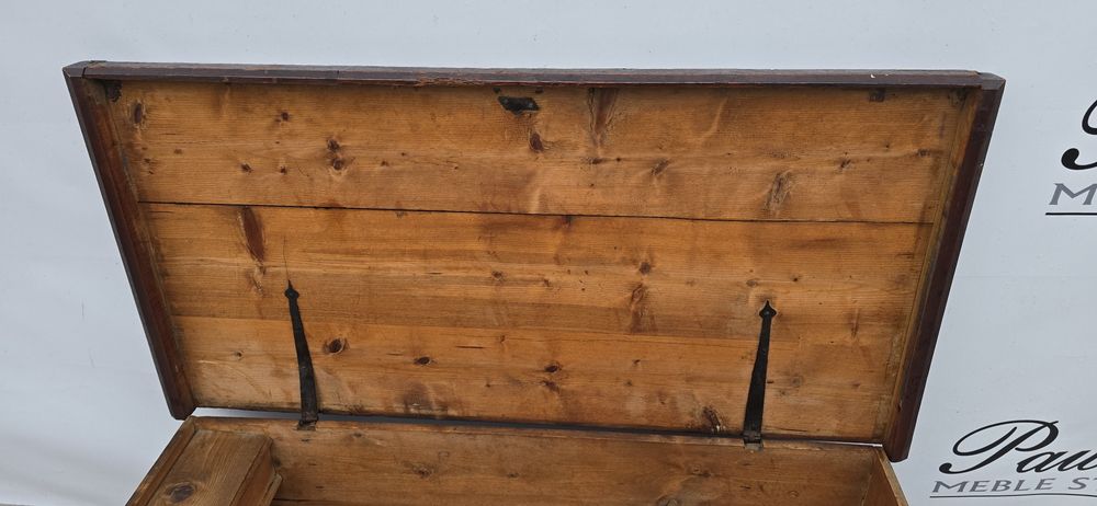 Skrzynia barokowa ręcznie malowana