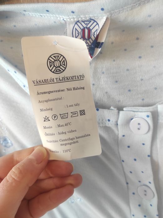 Koszula nocna z długim rękawem XXXL