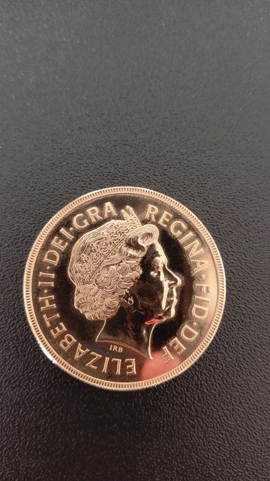 Moeda Ouro 5 Libras Ano 2000