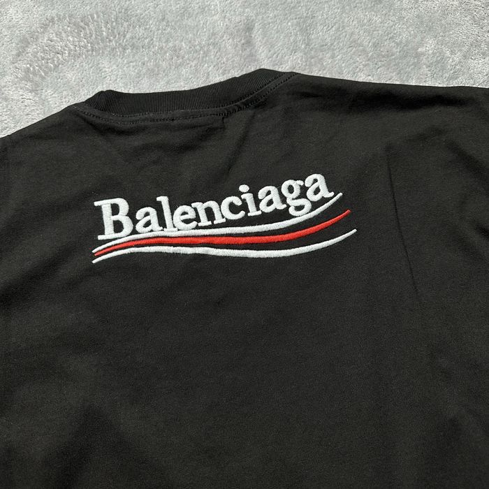 Футболка balenciaga вишите лого S M