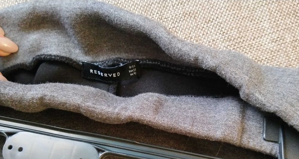 Ciemnoszara spódnica Reserved, rozm. 38