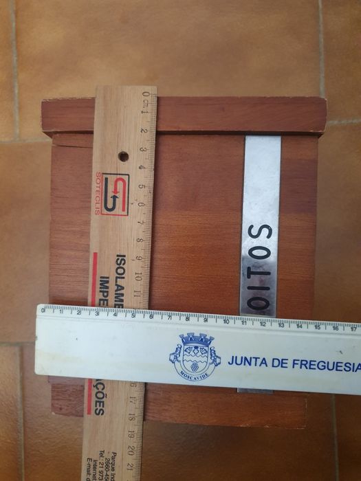 Caixa madeira para biscoitos