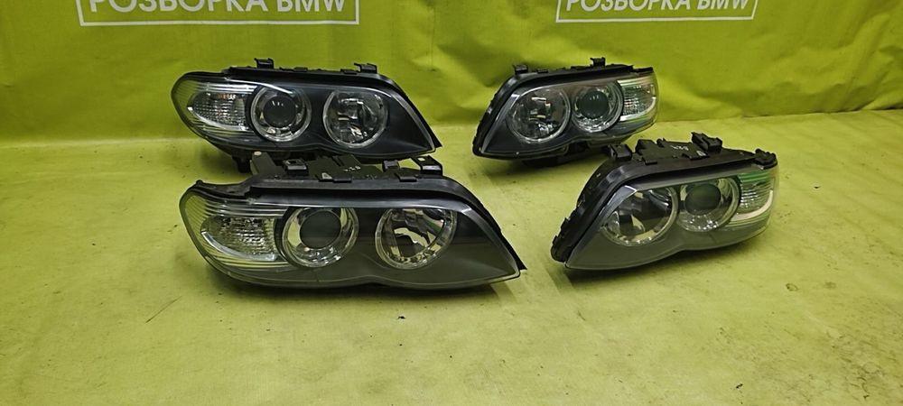 левая фара галоген BMW X5 E53 ліва фара БМВ Х5 Е53 Рестайл фара