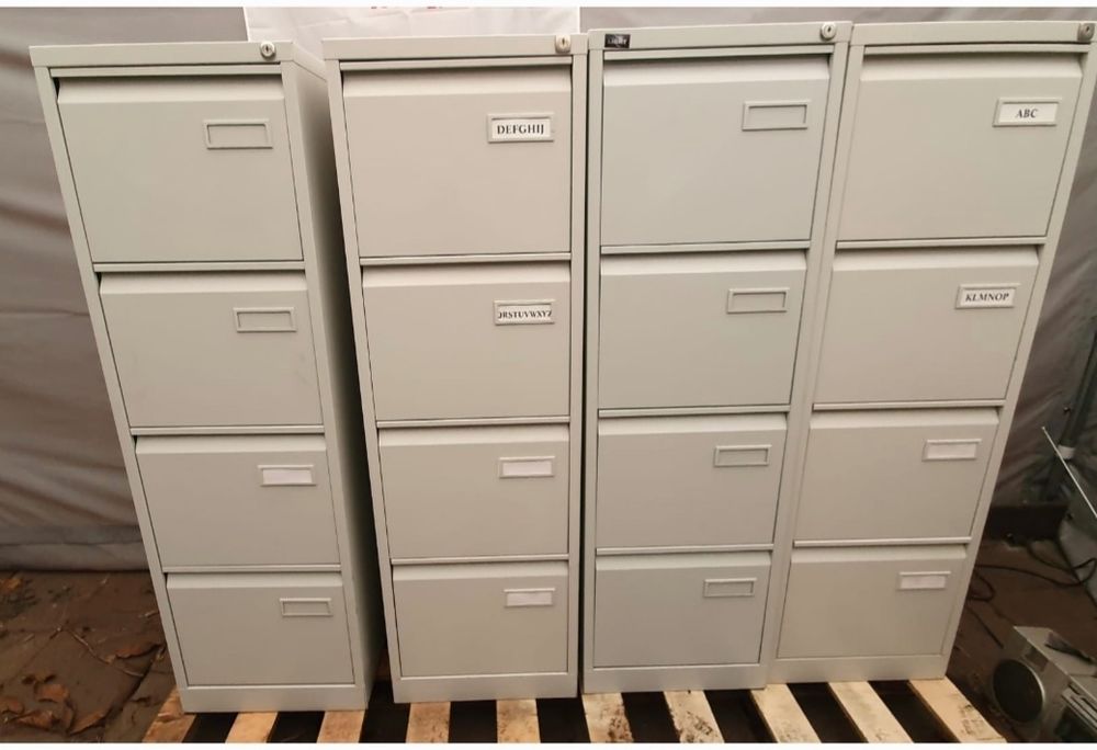 BISLEY – Szafka na kartotekę wiszącą, 1-torowa4 szuflady