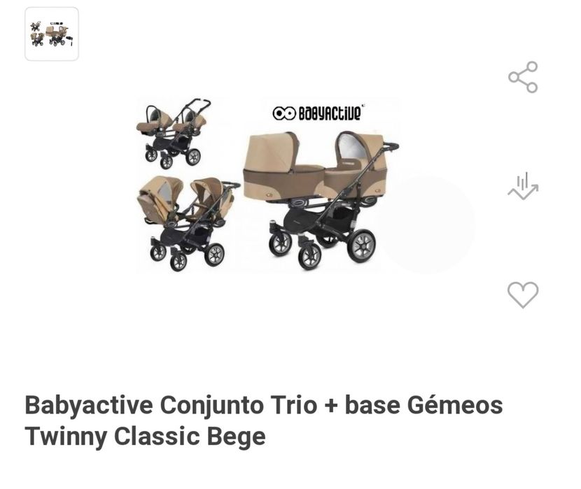 Carinho de gémeos