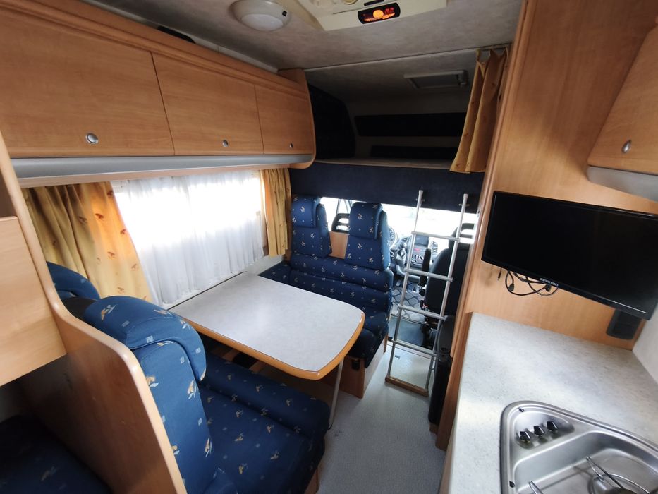 Autocaravana fiat ducato 2.3 com AC 6 LUGARES