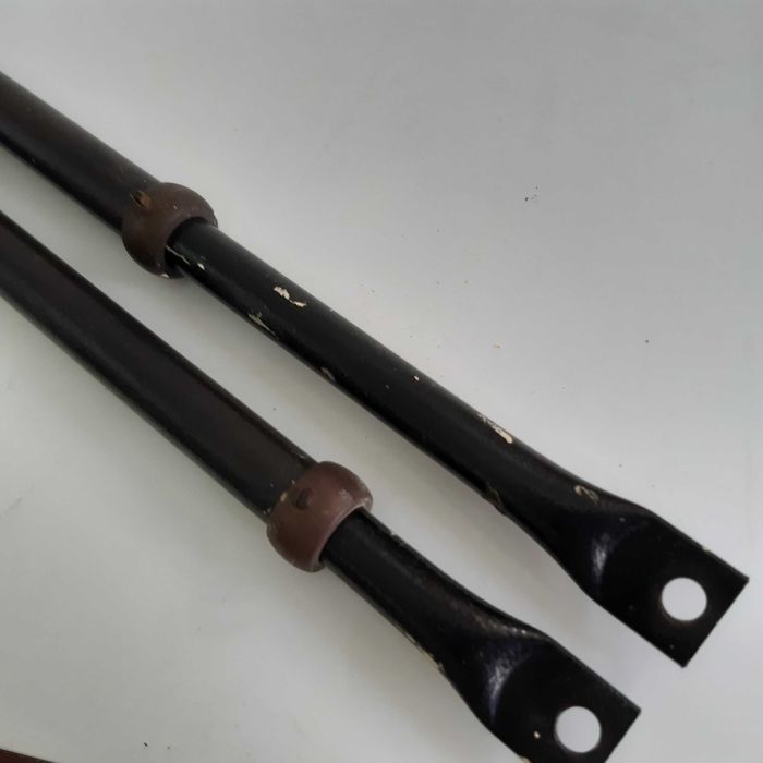 Duas Varas Barras Extensíveis Trancas de Fechadura